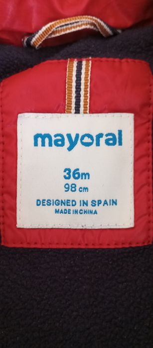 Зимно яке Mayoral размер 98