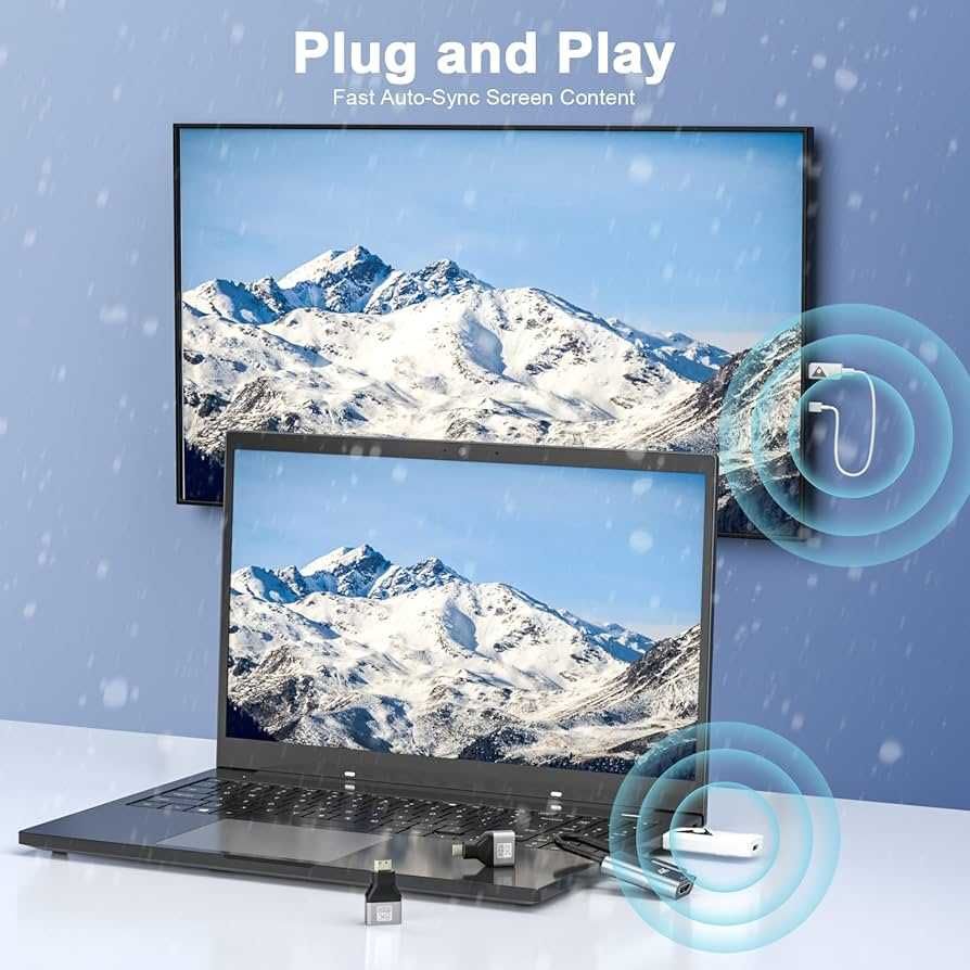 Нов, тестван PWAYTEK Безжичен HDMI предавател и приемник, Plug & Play