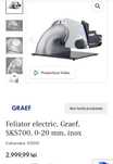 Feliator electric, Graef, SKS700, 0-20 mm, inox, SIGILAT, OCAZIE