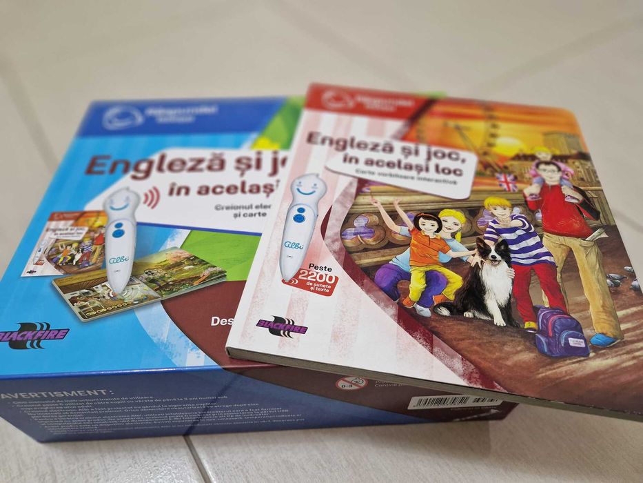 Set Raspundel Istetel creion, carte engleza si atlasul lumii