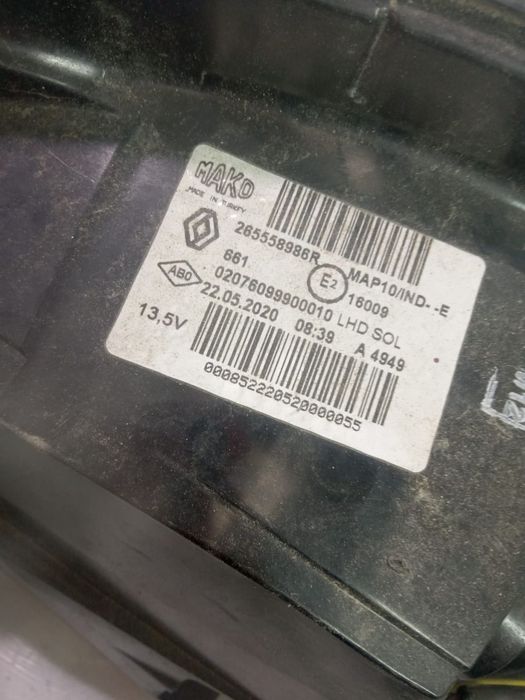 Stop stanga aripa 265558986r Renault Megane 4 [2016 - 2020] 1.3 tce