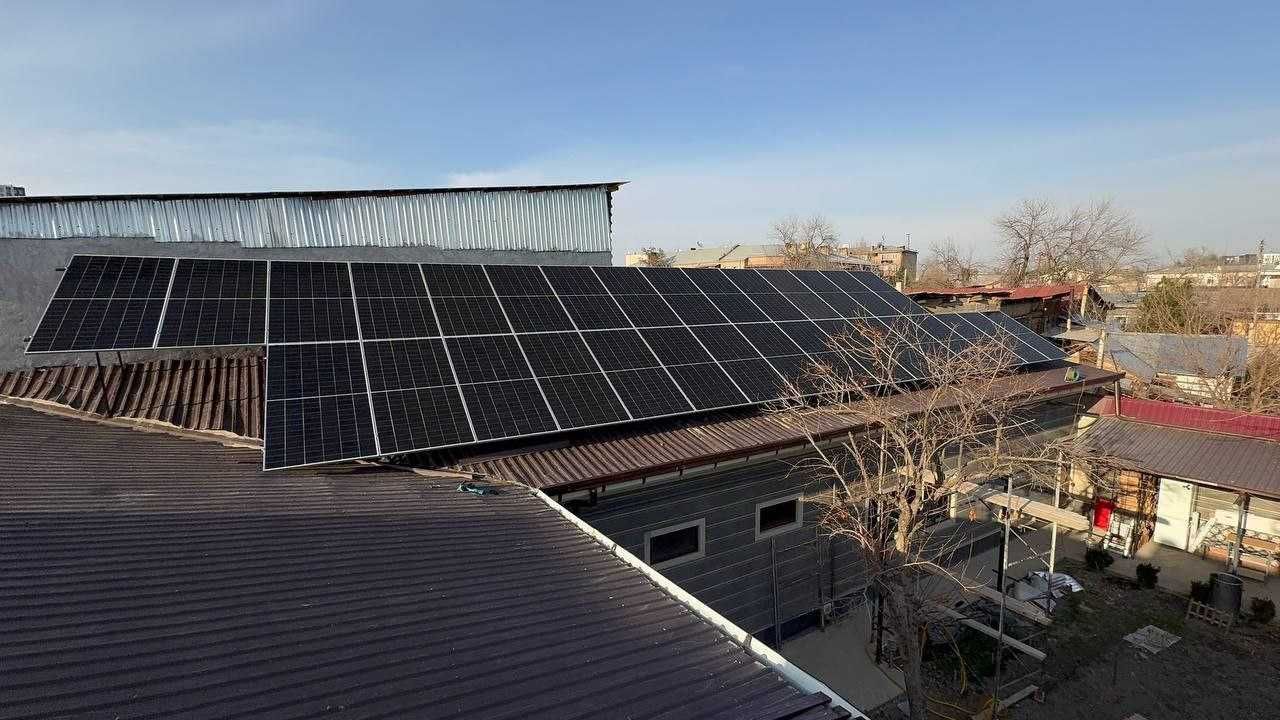 Quyosh batareyalarini sifatli va servis xizmati bilan o'rnatib beramiz