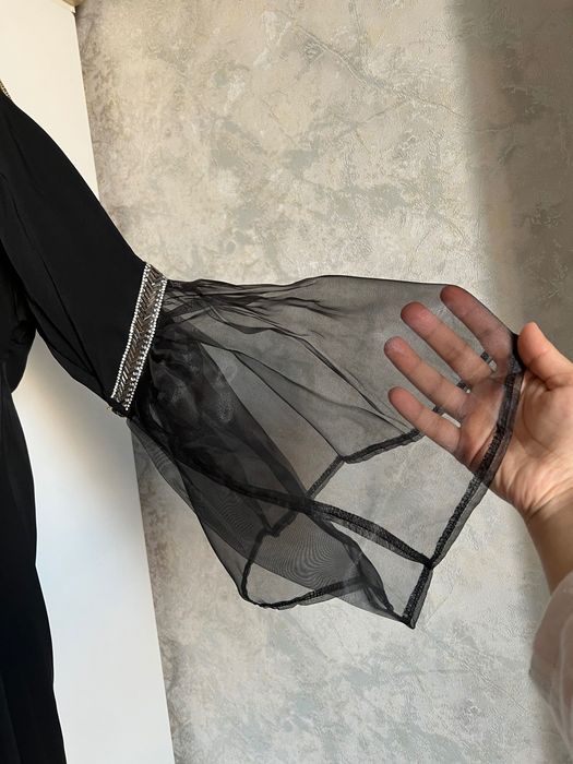 новая черная абая женская