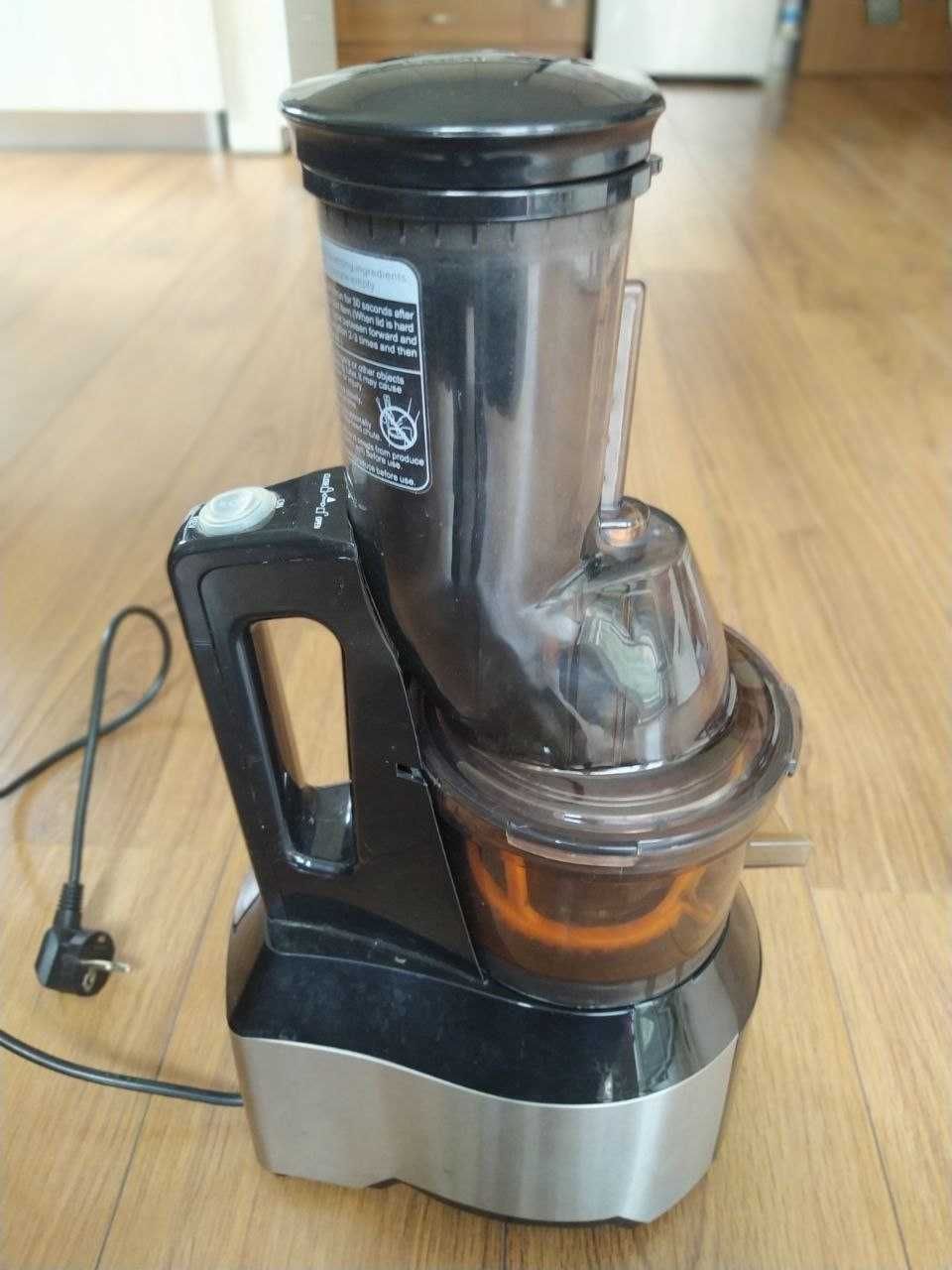 Сокоизтисквачка Бавна Вертикална 240W, Slow Juicer V-108 Wide Mouth Ju