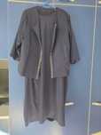 Rochie costum 2 piese toamna-iarna din tafta satinata