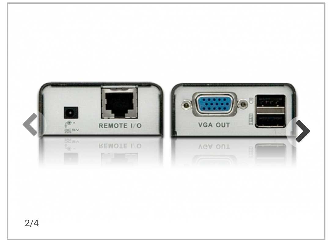 Mini KVM extender usb vga cat 5 100M, ATEN CE100