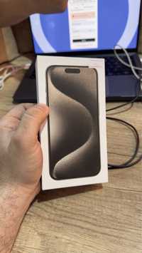 iPhone 15Pro 256GB Natural Titanium New Новый