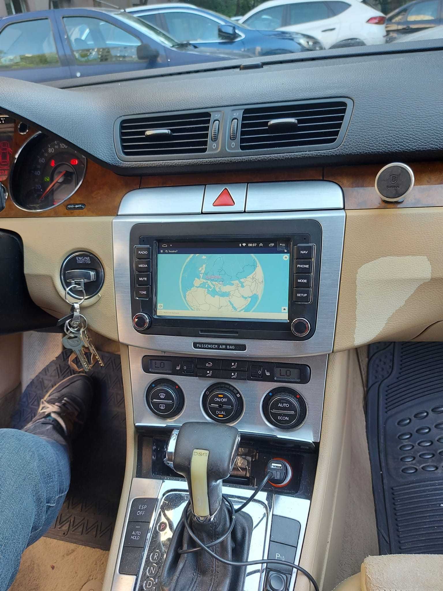 Navigatie Android Passat Golf Seat Skoda Waze YouTube GPS BT