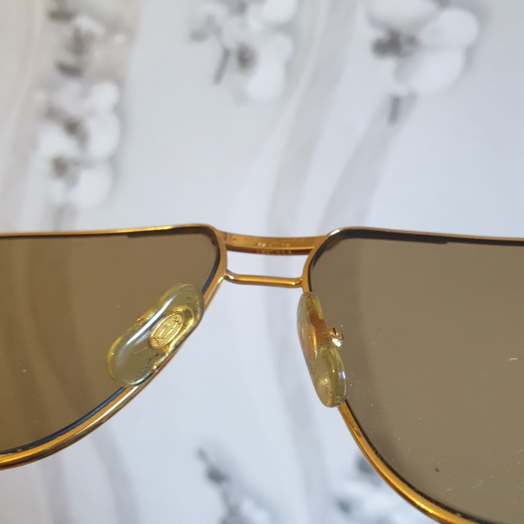 Cartier - Tank Louis - Позлатени Слънчеви очила