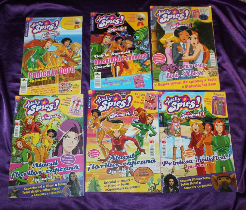 Spioanele Totally Spies  benzi desenate romana  Witch Mustati de vis