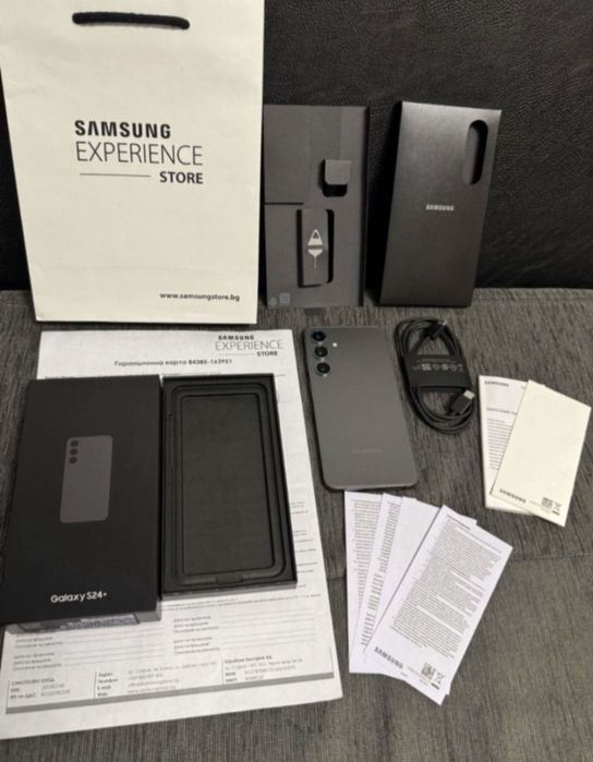 512GB Samsung S24 Plus Experience Store Гаранция 2026 s24 GRAY / Сив