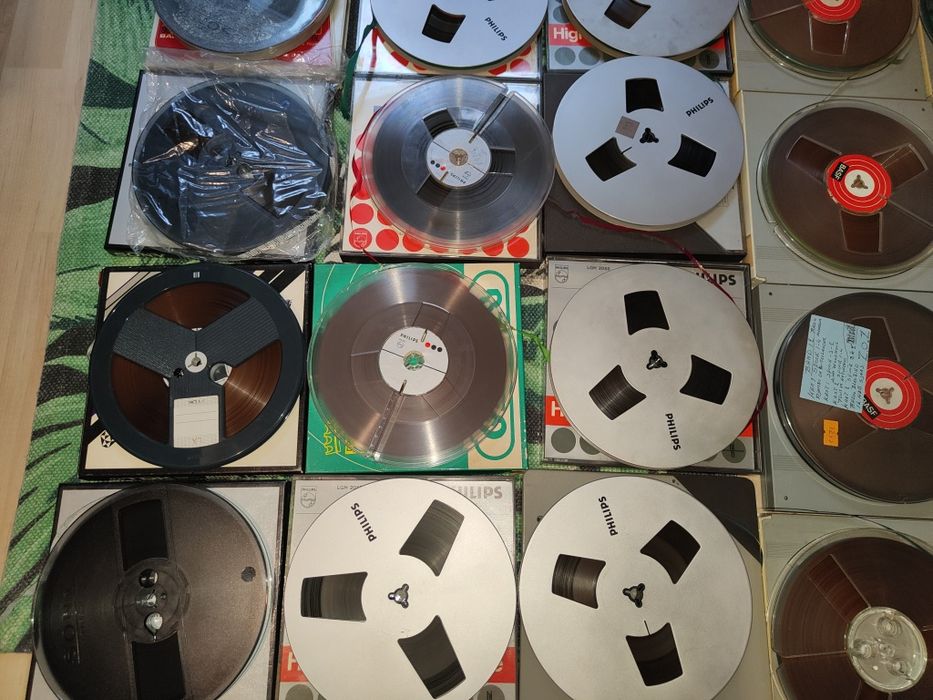 Benzi de Magnetofon 18cm BASF, Philips,Agfa,TDK, Sony