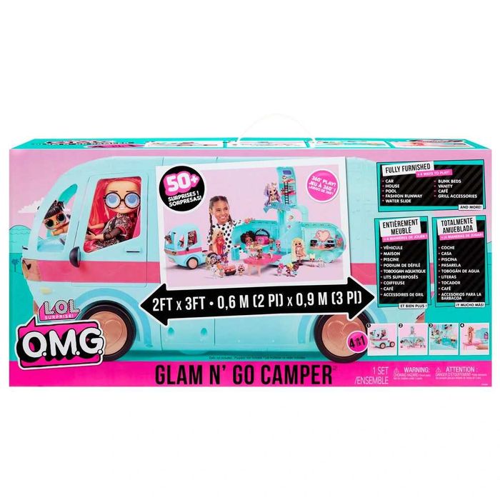 LOL Surprise OMG Glamper Fashion Camper - ЛОЛ Голубой Автобус