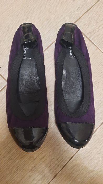 Balerini piele- Bata