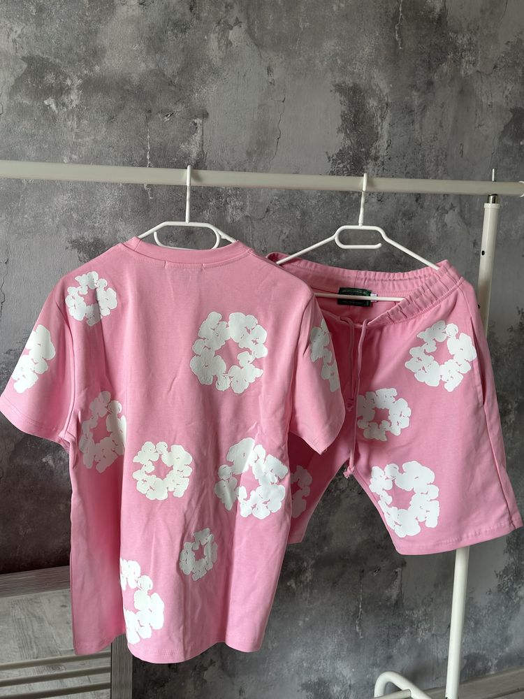 Compleu Denim Tears Amiri Balenciaca pink
