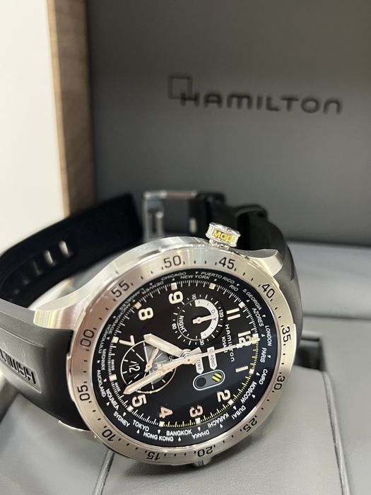 Hamilton Khaki Aviation worldtimer chrono
