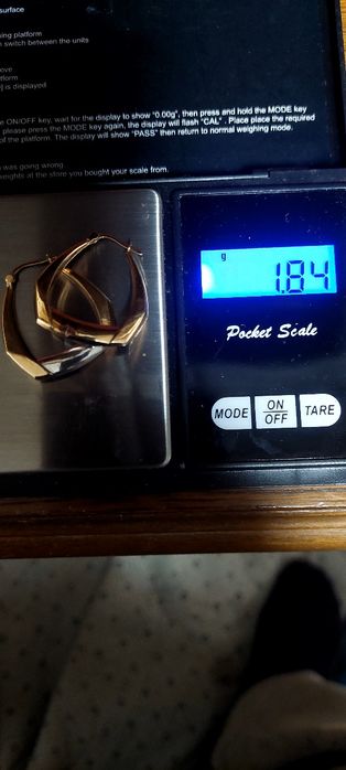 Cercei  Aur. 18 kt ,