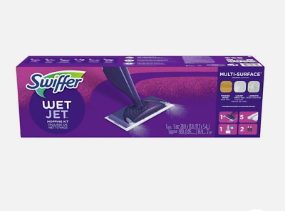 Swiffer WetJet Mop Starter Kit, швабра