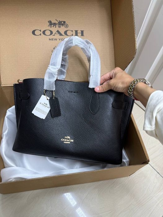 Сумка женская натуральная кожа coach