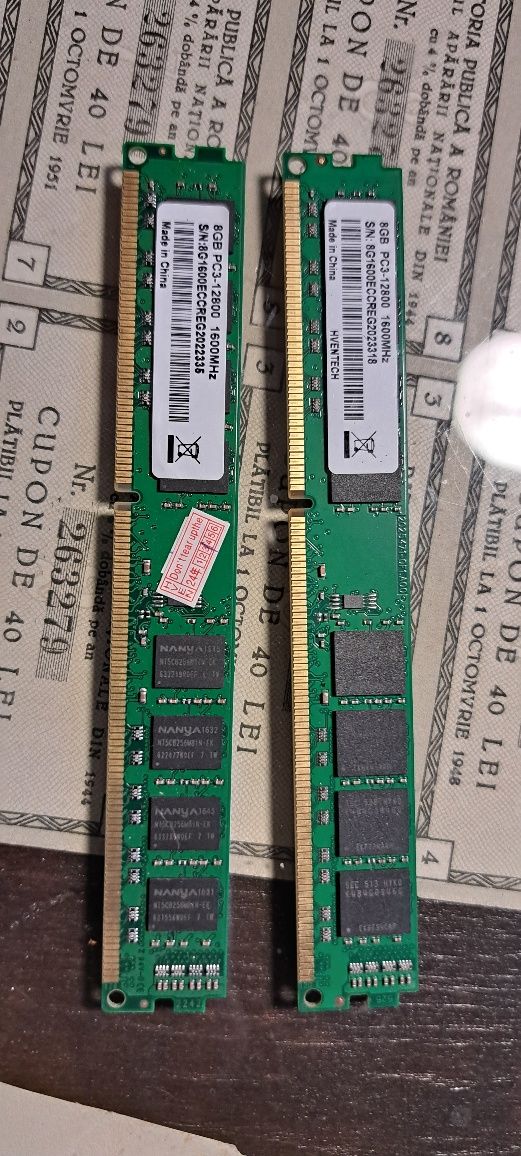 Memorii DDR 3, 2x8Gb