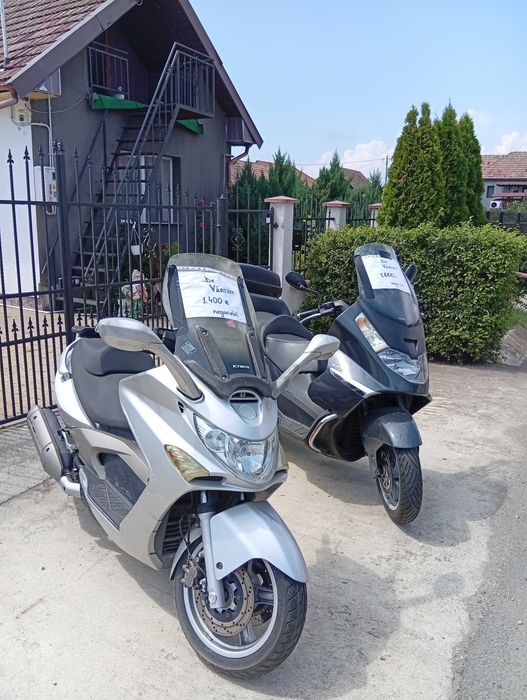 Aprilia Atlantic 500 cc si Kimco x cityng