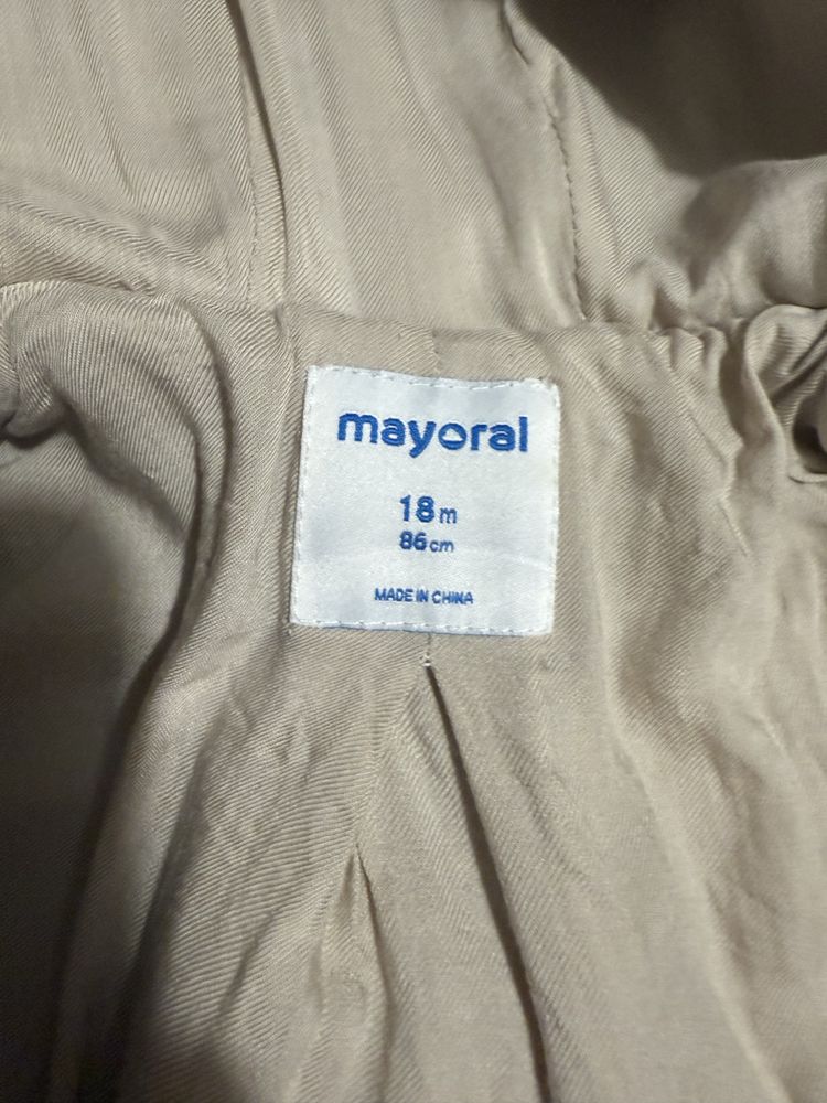 Детско палто Mayoral 18 месеца