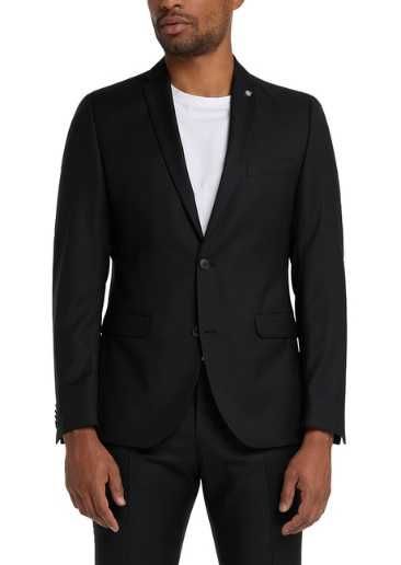 Sacou blazer slim 46 S premium Club of Gents NOU lana super 100s negru