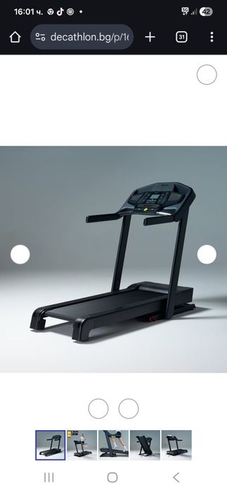 ПЪТЕКА ЗА БЯГАНЕ T900D. 18 КМ/Ч, 50x143 СМ