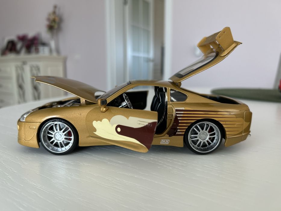 Jada macheta auto Toyota Supra din Fast And Furios