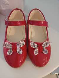 Pantofi roșii de lac mar.30