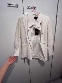 Ефектно бяло сако