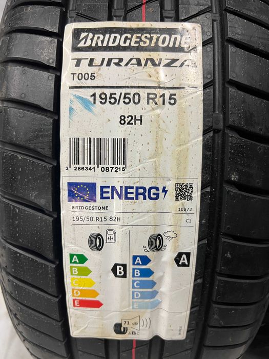 2 Нови летни гуми 195/50R15 Bridgestone Turanza T005 82H