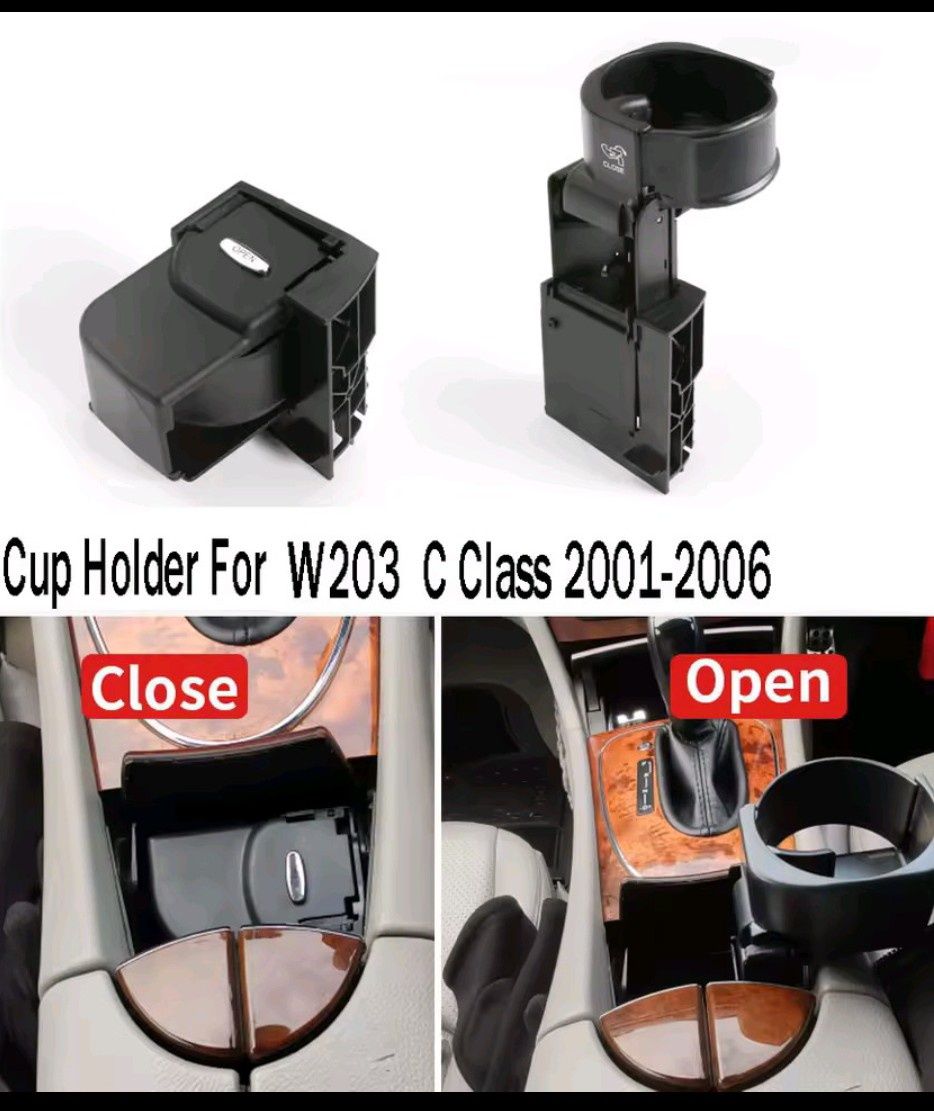 Поставка,стойка за чаши за Мерцедеc W203,W204,W205,W211,W212,W213,W219