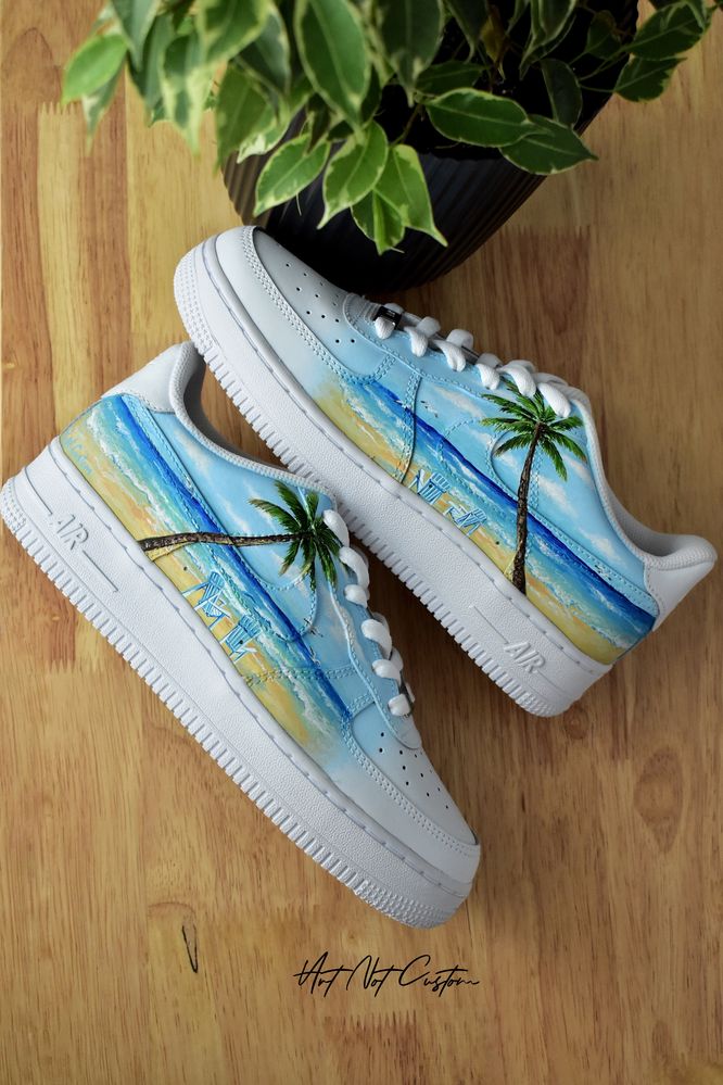 Personalizare adidași, Air force 1, Peisaj, Summer