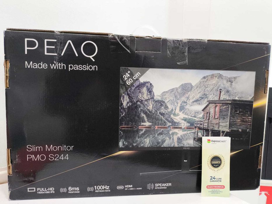 (Ag43) Monitor PEAQ Slim S244 (B3659) - 24 luni garantie!