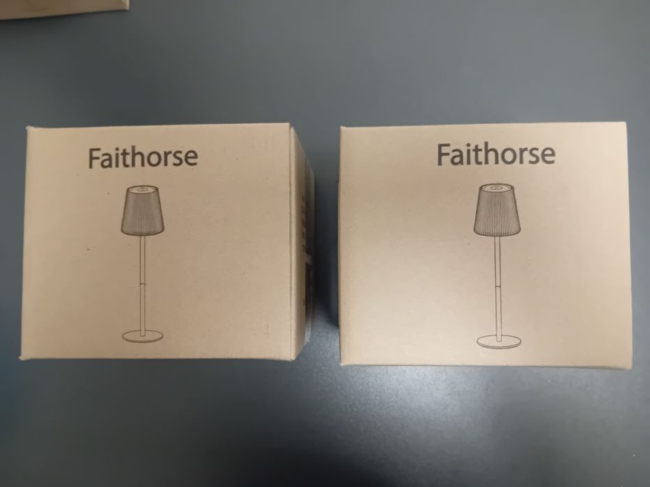 Set de 2 lămpi de masa Led Faithorse.