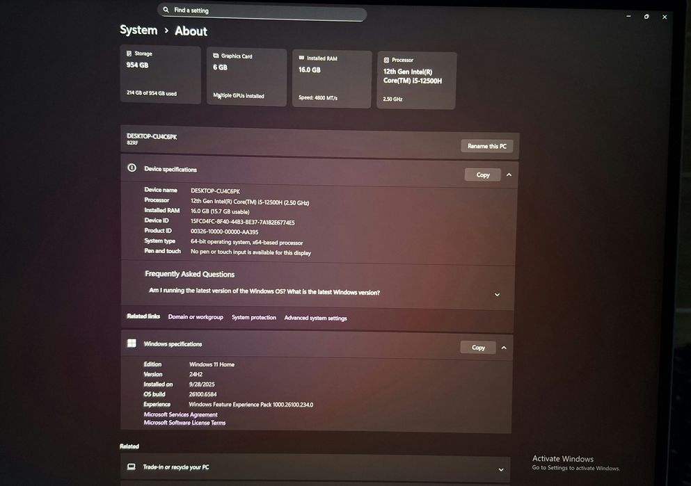 Laptop Gaming Lenovo Legion 5 Pro 16IAH7H