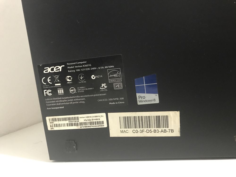 Calculator Acer 8 GB