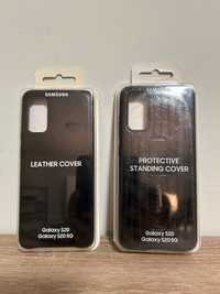 Huse Samsung S20 - Samsung Leather Cover si Standing Cover