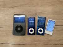 Vand ipod 4 bucati Classic gen 6, nano gen 5 si cu touch