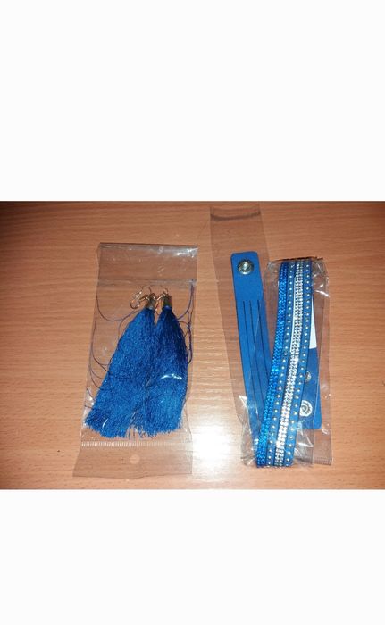 Новые серьги и браслет за 1000