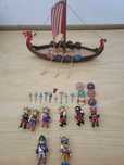 Playmobil set 3150- викингски кораб + допълнително викинги
