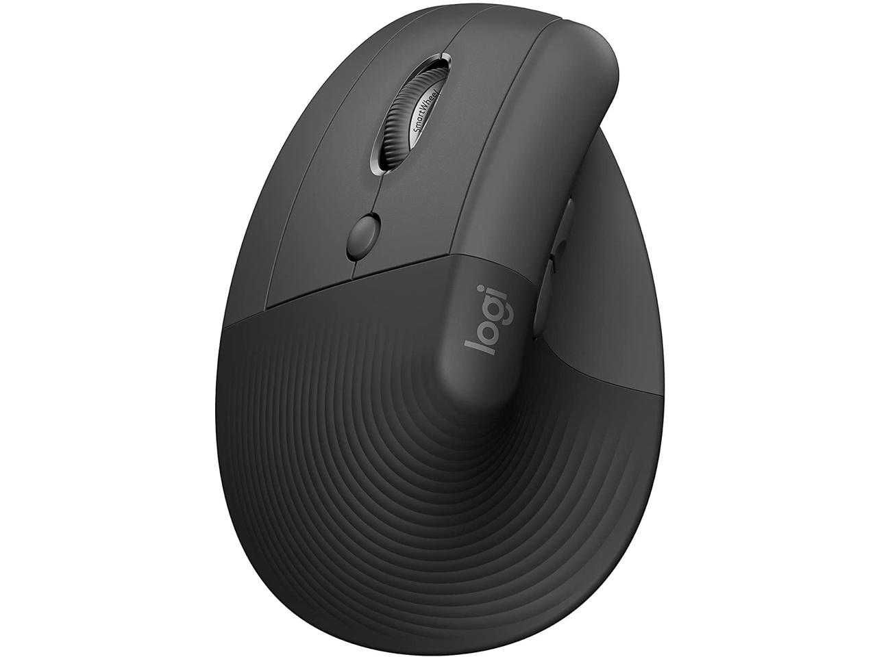 ПРОМО! Ергономична мишка Logitech Lift Vertical, Graphite / Black