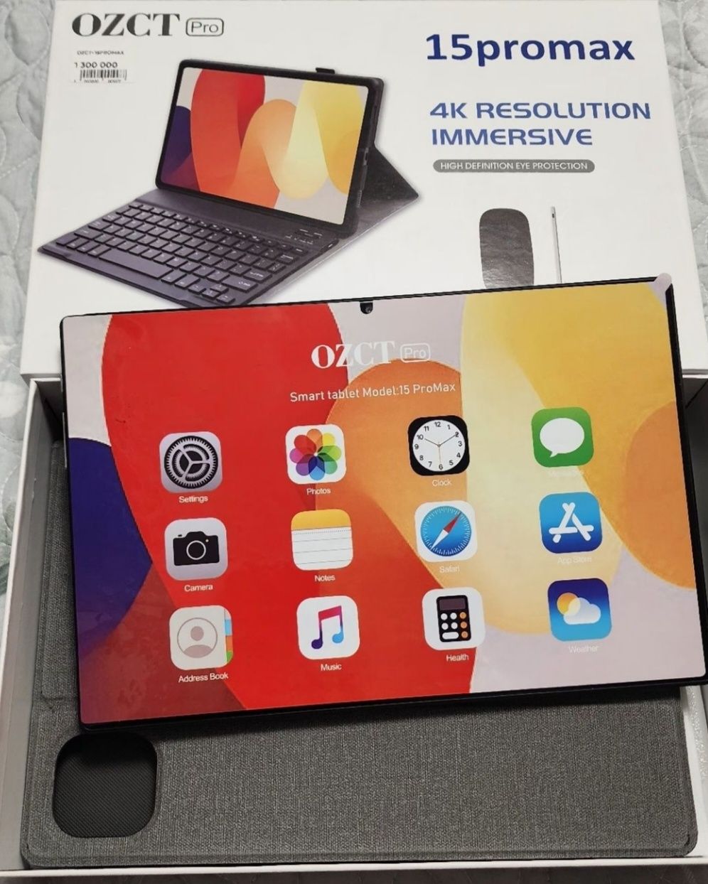 Продается планшет 15 pro max от бренда OZCT