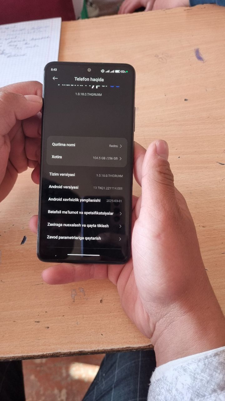 Redmi 12 pro ideal holatda
