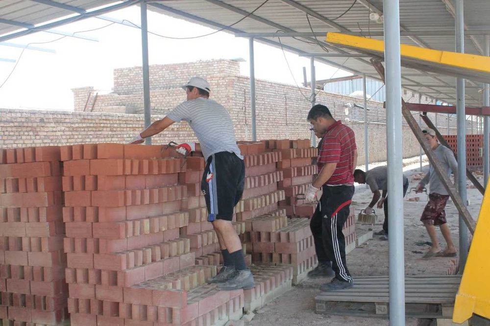 Кирпич красный одинарный керамический м-125