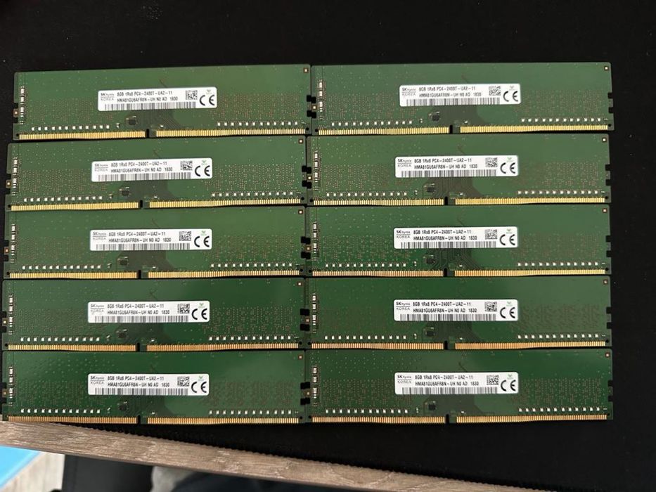 Kit 10 memorii 8 gb ddr4 2400t