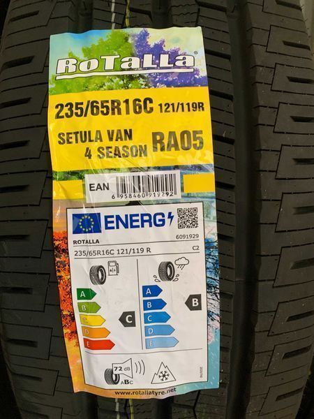 Нови всесезонни бусови гуми ROTALLA VAN 4 SEASON 235/65R16C 121/119R