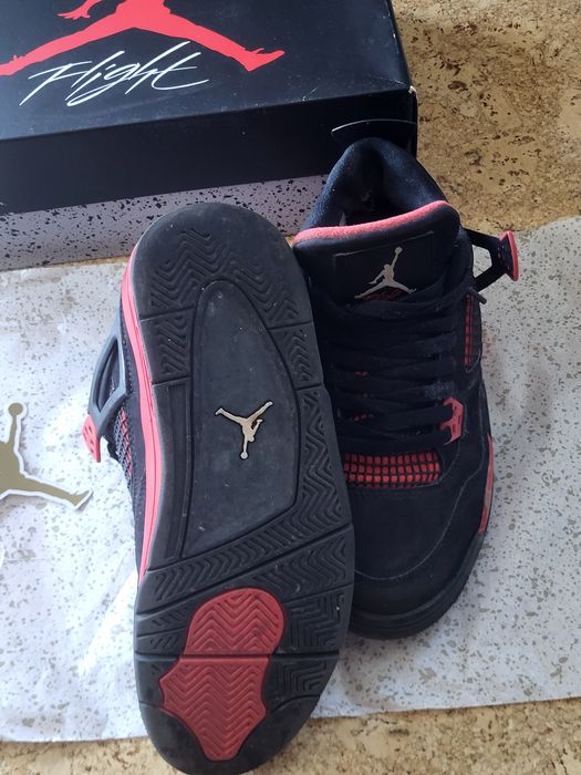 Air jordan 4 red thunder ( pereche reala de pe tts)