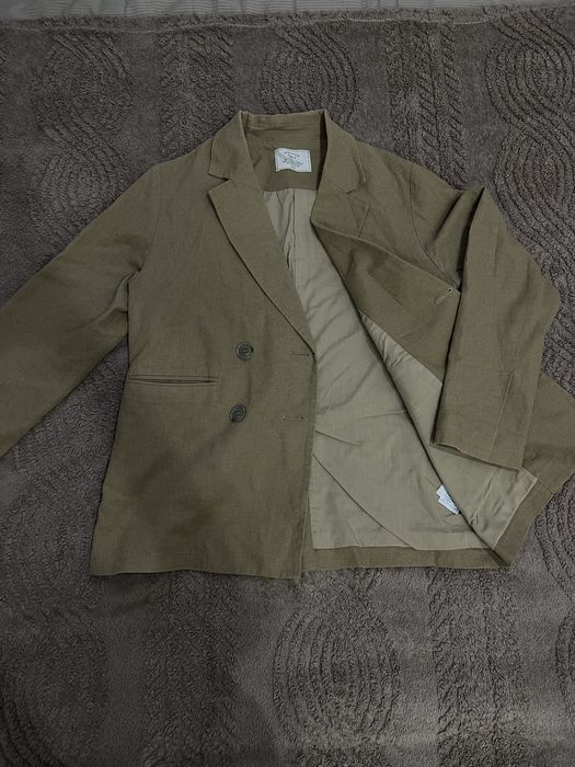 хаки пиджак Состояние как новое надевала всего пару раз
